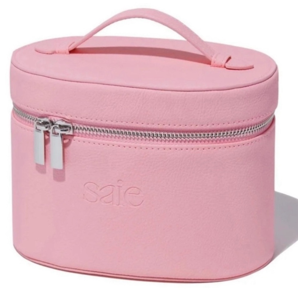 Saie Beauty Pink Vanity Case NWT